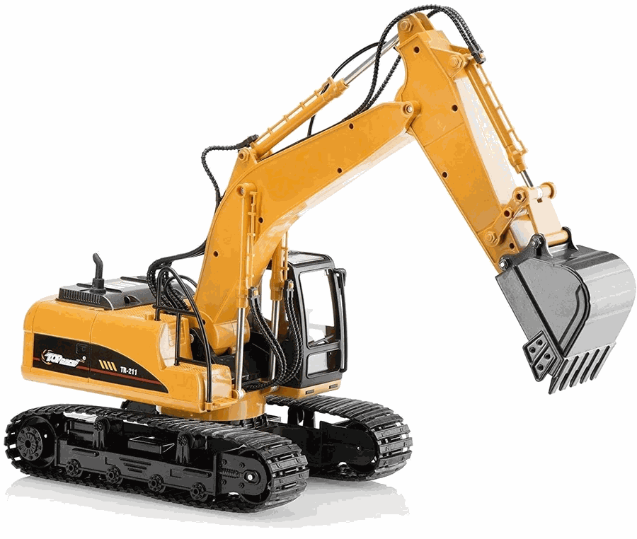 Excavator available for rent for construction projects